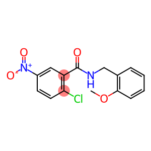 2-chloro-5-nitro-N-(2-methoxybenzyl)benzamide