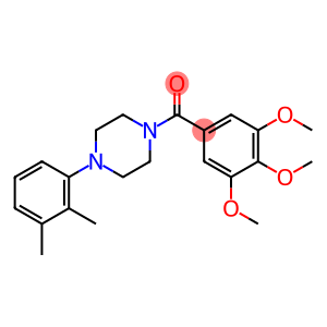 1-(2,3-dimethylphenyl)-4-(3,4,5-trimethoxybenzoyl)piperazine