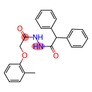 N'-[(2-methylphenoxy)acetyl]-2,2-diphenylacetohydrazide