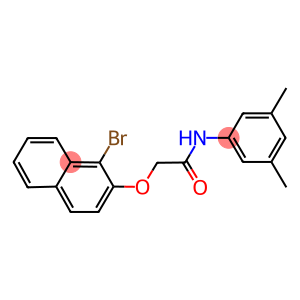 2-[(1-bromo-2-naphthyl)oxy]-N-(3,5-dimethylphenyl)acetamide