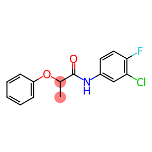 N-(3-chloro-4-fluorophenyl)-2-phenoxypropanamide
