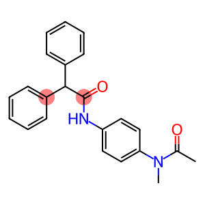 N-{4-[acetyl(methyl)amino]phenyl}-2,2-diphenylacetamide
