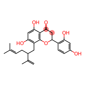 2-(2,4-Dihydroxyphenyl)-2,3-dihydro-5,7-dihydroxy-8-[5-methyl-2-(1-methylethenyl)-4-hexenyl]-4H-1-benzopyran-4-one