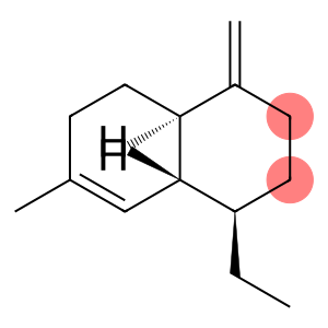 [1R,(+)]-1-Ethyl-1,2,3,4,4aβ,5,6,8aα-octahydro-7-methyl-4-methylenenaphthalene