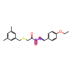 2-[(3,5-dimethylbenzyl)sulfanyl]-N'-(4-ethoxybenzylidene)acetohydrazide
