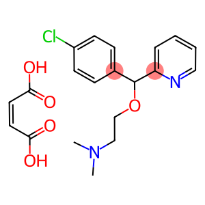 2-((4-chlorophenyl)-2-pyridinylmethoxy)-n,n-dimethyl-ethanamin(z)-2-bute