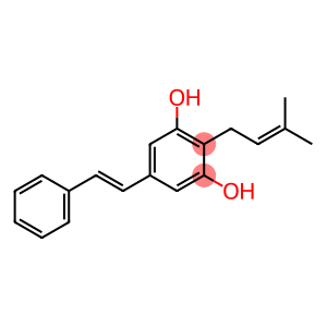 1,3-Benzenediol, 2-(3-methyl-2-buten-1-yl)-5-[(1E)-2-phenylethenyl]-