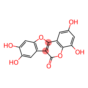 6H-Benzofuro[3,2-c][1]benzopyran-6-one, 2,4,8,9-tetrahydroxy-