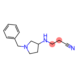 3-[(1-benzylpyrrolidin-3-yl)amino]propanenitrile