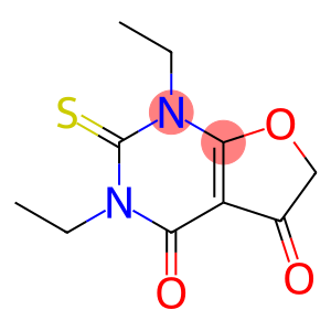 Furo[2,3-d]pyrimidine-4,5(1H,6H)-dione,  1,3-diethyl-2,3-dihydro-2-thioxo-