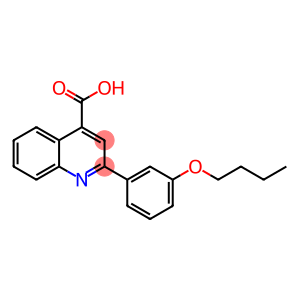 2-(3-丁氧基苯基)-喹啉-4-羧酸