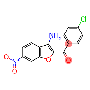 Methanone, (3-amino-6-nitro-2-benzofuranyl)(4-chlorophenyl)-