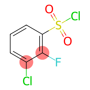Benzenesulfonyl chloride, 3-chloro-2-fluoro- (9CI)