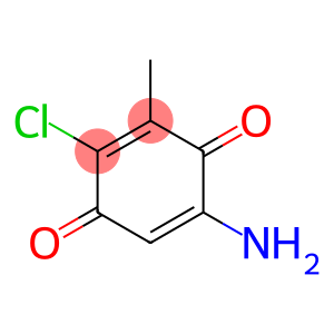 2,5-Cyclohexadiene-1,4-dione,  5-amino-2-chloro-3-methyl-