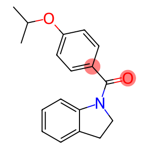 2,3-dihydro-1H-indol-1-yl[4-(propan-2-yloxy)phenyl]methanone