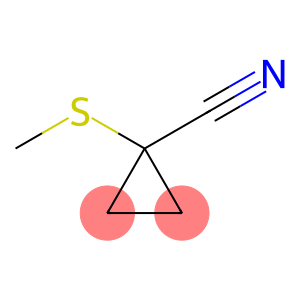 Cyclopropanecarbonitrile, 1-(methylthio)-