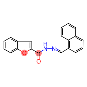 N'-(1-naphthylmethylene)-1-benzofuran-2-carbohydrazide