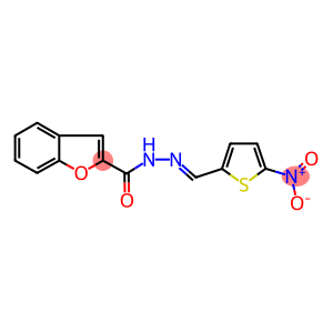 N'-({5-nitro-2-thienyl}methylene)-1-benzofuran-2-carbohydrazide