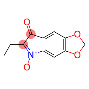 7H-1,3-Dioxolo[4,5-f]indol-7-one, 6-ethyl-, 5-oxide (9CI)