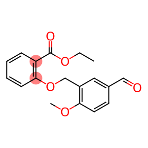 2-(5-甲酰-2-甲氧基-苄基)氧基苯甲酸乙酯