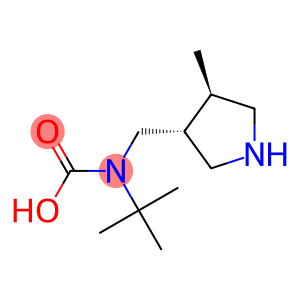 Carbamic acid, [[(3R,4R)-4-methyl-3-pyrrolidinyl]methyl]-, 1,1-dimethylethyl