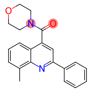 8-methyl-4-(4-morpholinylcarbonyl)-2-phenylquinoline