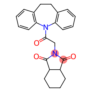 2-[2-(10,11-dihydro-5H-dibenzo[b,f]azepin-5-yl)-2-oxoethyl]hexahydro-1H-isoindole-1,3(2H)-dione