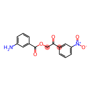2-{3-nitrophenyl}-2-oxoethyl 3-aminobenzoate