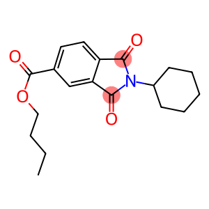 butyl 2-cyclohexyl-1,3-dioxoisoindoline-5-carboxylate