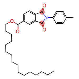 hexadecyl 2-(4-methylphenyl)-1,3-dioxoisoindoline-5-carboxylate