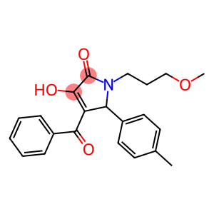 4-benzoyl-3-hydroxy-1-(3-methoxypropyl)-5-(4-methylphenyl)-1,5-dihydro-2H-pyrrol-2-one