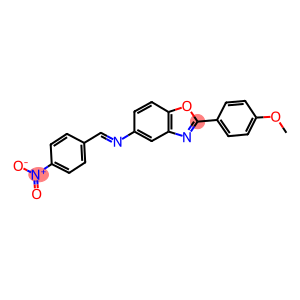 5-({4-nitrobenzylidene}amino)-2-(4-methoxyphenyl)-1,3-benzoxazole