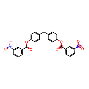 4-[4-({3-nitrobenzoyl}oxy)benzyl]phenyl 3-nitrobenzoate