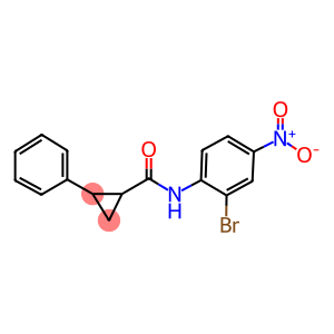 N-{2-bromo-4-nitrophenyl}-2-phenylcyclopropanecarboxamide