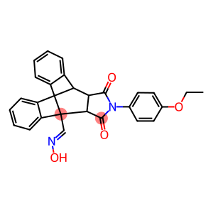 17-(4-ethoxyphenyl)-16,18-dioxo-17-azapentacyclo[6.6.5.0~2,7~.0~9,14~.0~15,19~]nonadeca-2,4,6,9,11,13-hexaene-1-carbaldehyde oxime