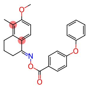 6-methoxy-5-methyl-3,4-dihydro-1(2H)-naphthalenone O-(4-phenoxybenzoyl)oxime