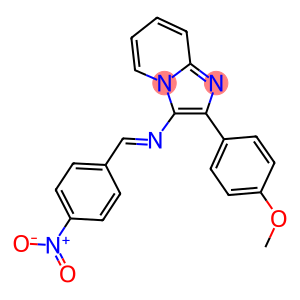 3-({4-nitrobenzylidene}amino)-2-(4-methoxyphenyl)imidazo[1,2-a]pyridine