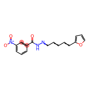 N'-[5-(2-furyl)-2,4-pentadienylidene]-3-nitrobenzohydrazide