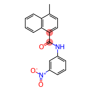 N-{3-nitrophenyl}-4-methyl-1-naphthamide