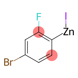 4-溴-2-氟苯基碘化锌, 0.5M THF溶液, 氩气下用可重封的 CHEMSEAL 瓶包装