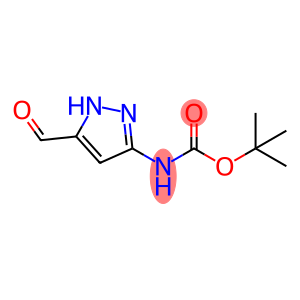 Carbamic acid, (5-formyl-1H-pyrazol-3-yl)-, 1,1-dimethylethyl ester (9CI)