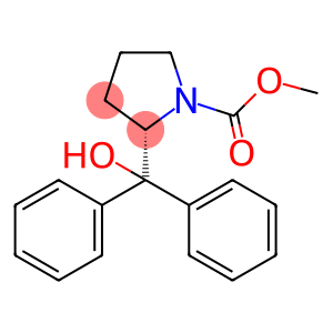(s)-(-)-n-carbomethoxy-α,α-diphenyl-2-pyrrolidinemethanol