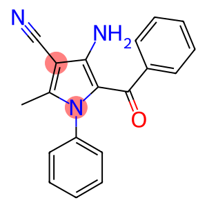 4-amino-5-benzoyl-2-methyl-1-phenyl-1H-pyrrole-3-carbonitrile