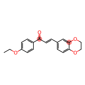 3-(2,3-dihydro-1,4-benzodioxin-6-yl)-1-(4-ethoxyphenyl)-2-propen-1-one