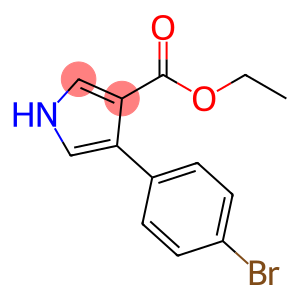 4-(4-BROMOPHENYL)-1H-PYRROLE-3-CARBOXYLIC ACIDETHYL ESTER