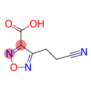 1,2,5-Oxadiazole-3-carboxylicacid,4-(2-cyanoethyl)-(9CI)