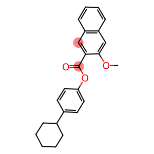 4-cyclohexylphenyl 3-methoxy-2-naphthoate