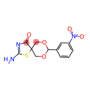 2-AMINO-8-(3-NITROPHENYL)-7,9-DIOXA-1-THIA-3-AZASPIRO[4.5]DEC-2-EN-4-ONE