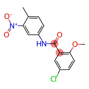 5-chloro-N-{3-nitro-4-methylphenyl}-2-methoxybenzamide