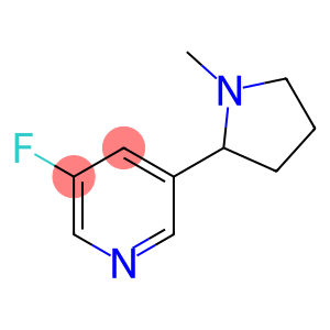 Pyridine, 3-fluoro-5-(1-methyl-2-pyrrolidinyl)-